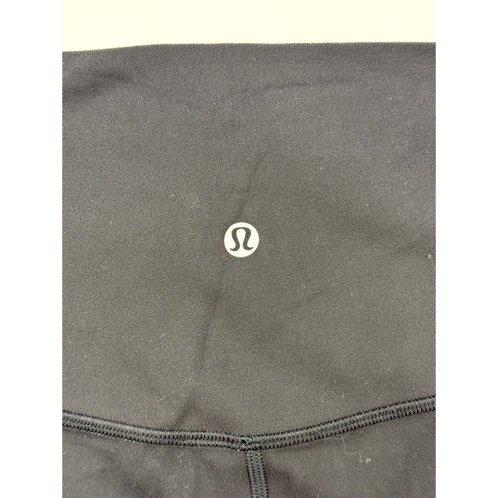Lululemon Women Black Leggings Size 10 Sport Activewear - Picture 3 of 4